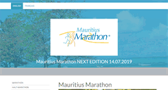 Desktop Screenshot of mauritiusmarathon.com