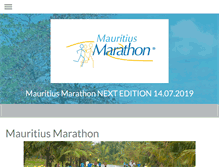 Tablet Screenshot of mauritiusmarathon.com